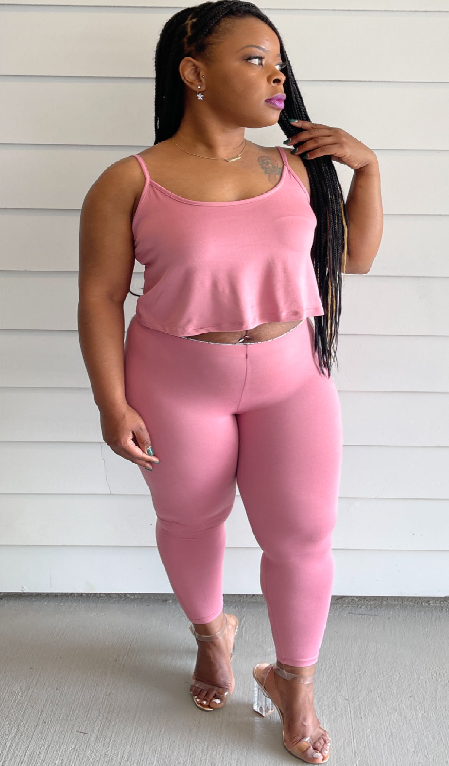 Nini 2pc cami top and legging set