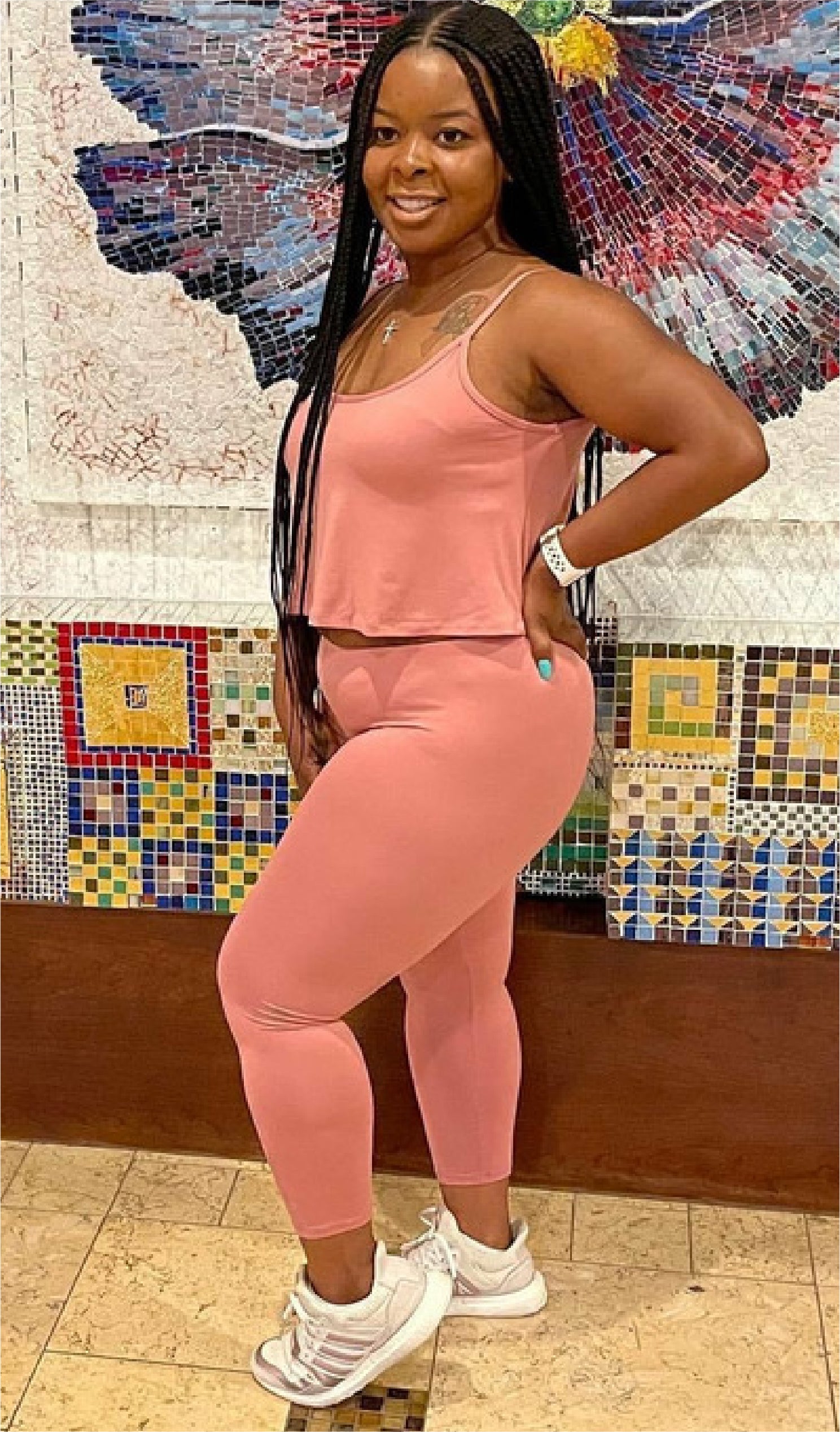 Nini 2pc cami top and legging set