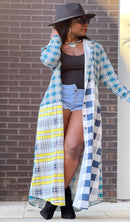 Torn apart offset denim shorts