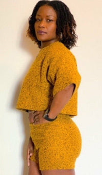 Kozy Kalyssa Sheep Terry Top and Short Set