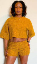 Kozy Kalyssa Sheep Terry Top and Short Set