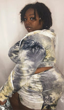 Let's get busy plus size short set