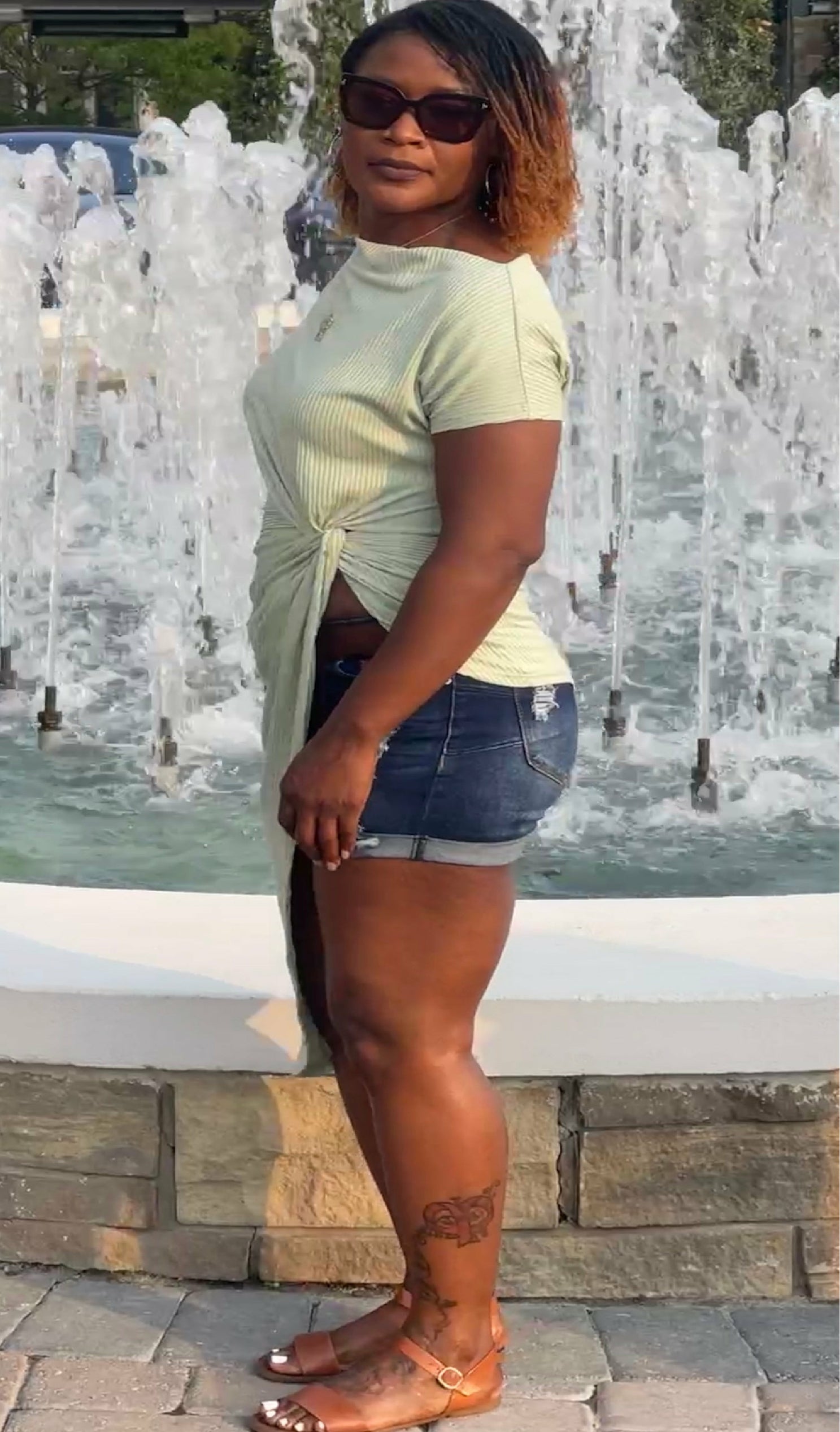 Sassy Cynthia Asymmetrical Top