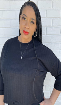 Nancy oversized crop top