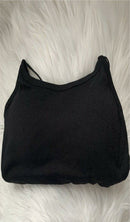 Solid color cropped cami tops