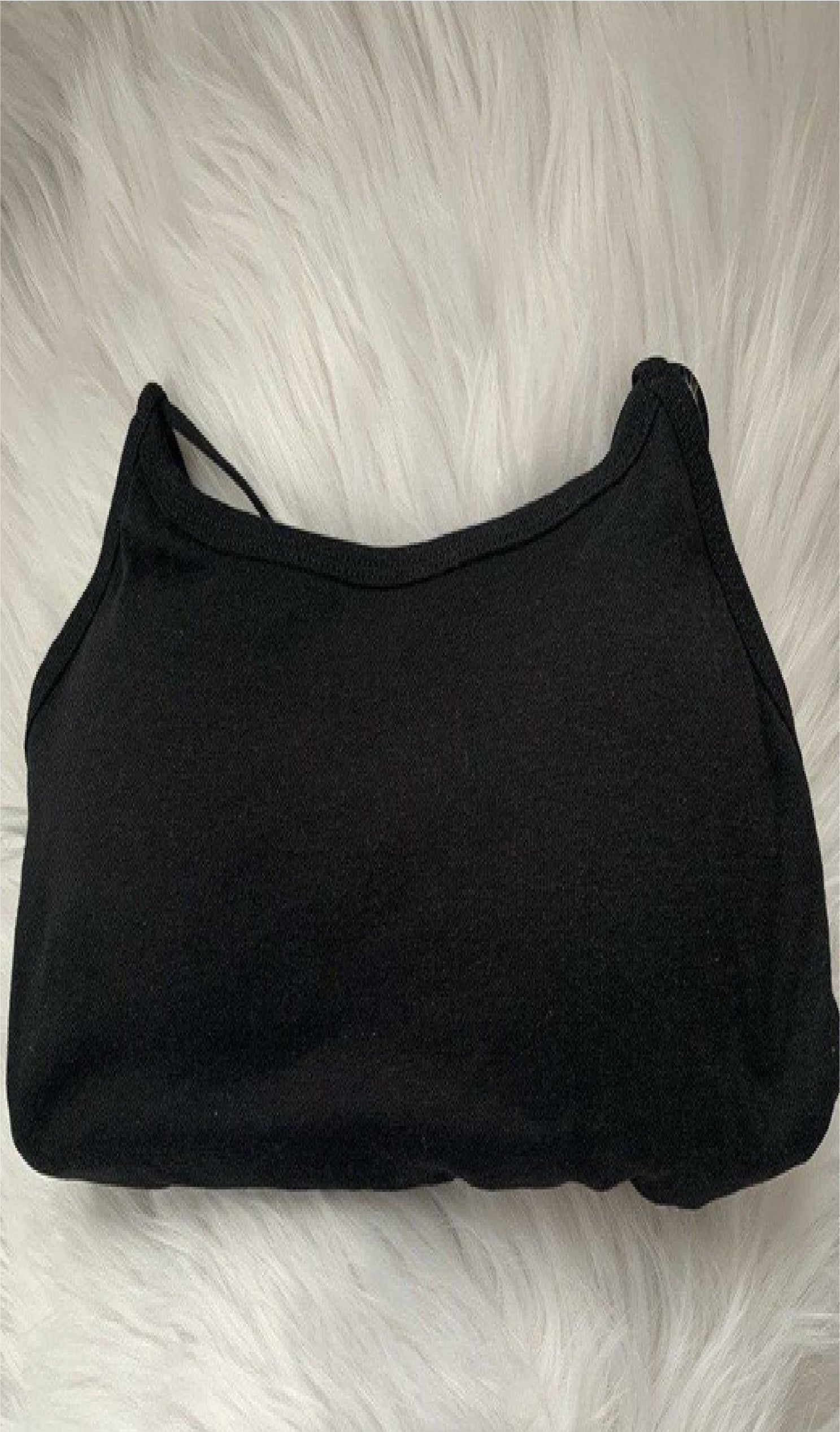 Solid color cropped cami tops