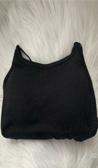 Solid color cropped cami tops