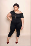 Not So Basic Plus Size Jumpsuit - Nore's Fashion