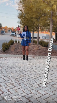 Plaid Me Shirt Dress