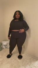 BLACK COFFEE 2pc PLUS SIZE SET
