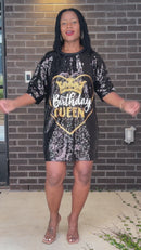 Birthday Queen Sequin Dress