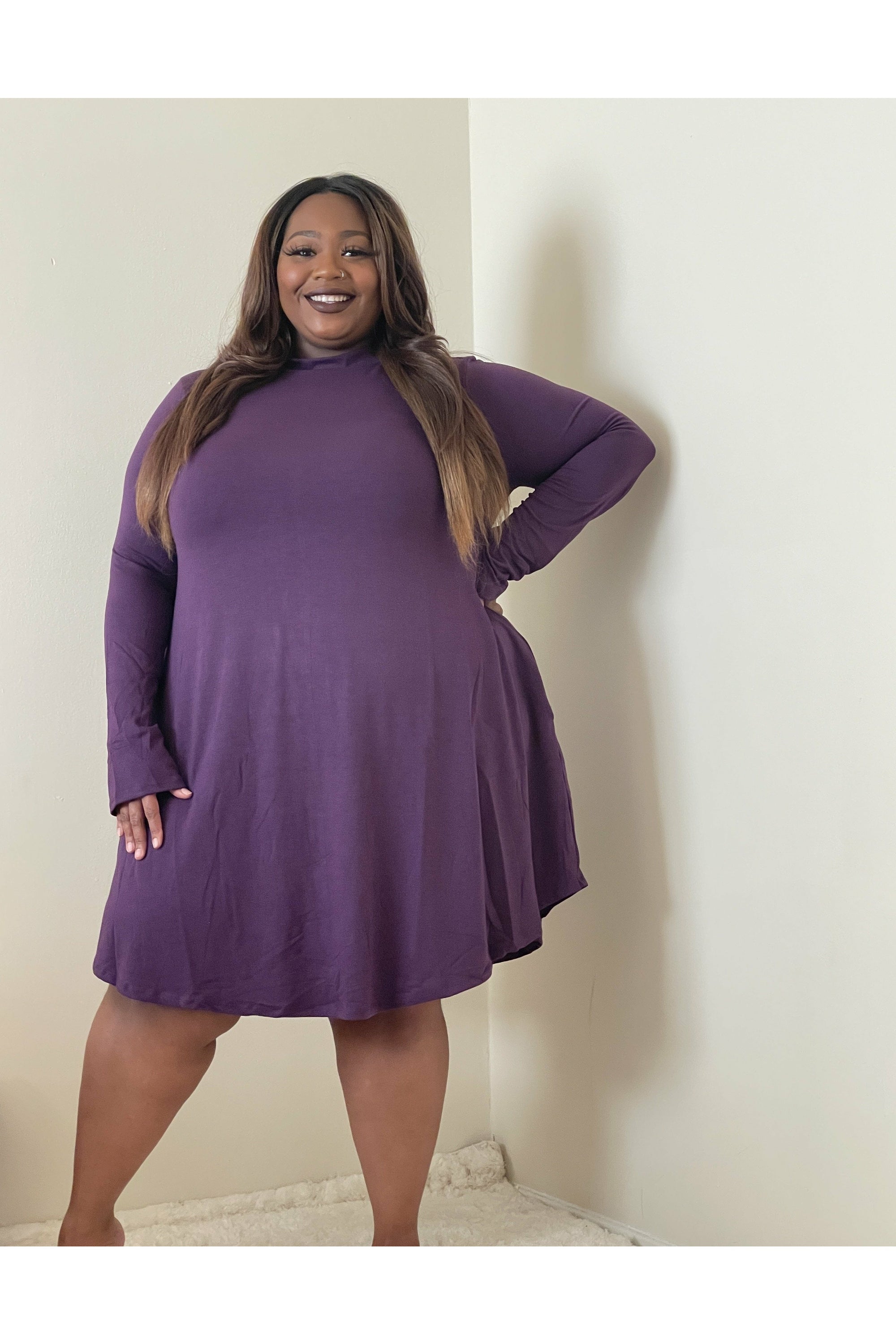 Sassy Stephanie Plus Size Dress - Nore's Fashion