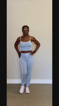 C-Baby 2pc Crop Top Jogger Set