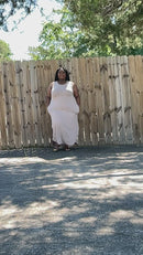 Lizzy Girl Sleeveless Side Slit Plus Size Dress