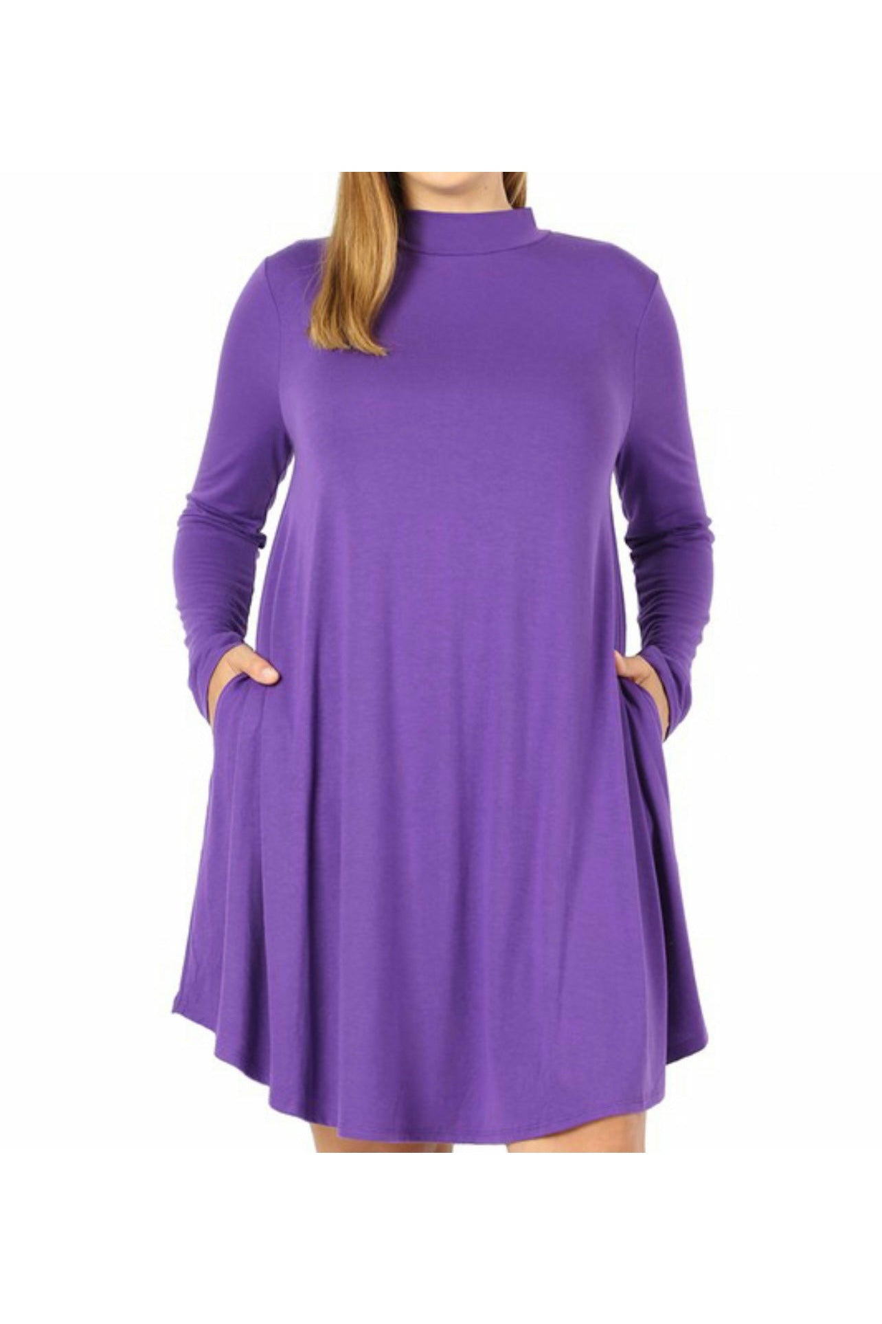 Hype Like Chearl Mock Neck Dress