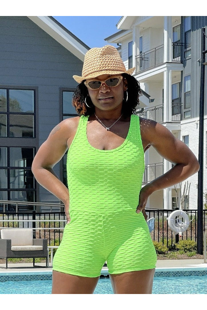 CROCHET FLOWER KNIT ROMPER - Greenish | ZARA United States