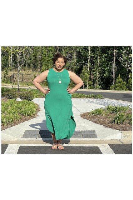 Mary Scott Side Slit Dress - Nore's Fashion