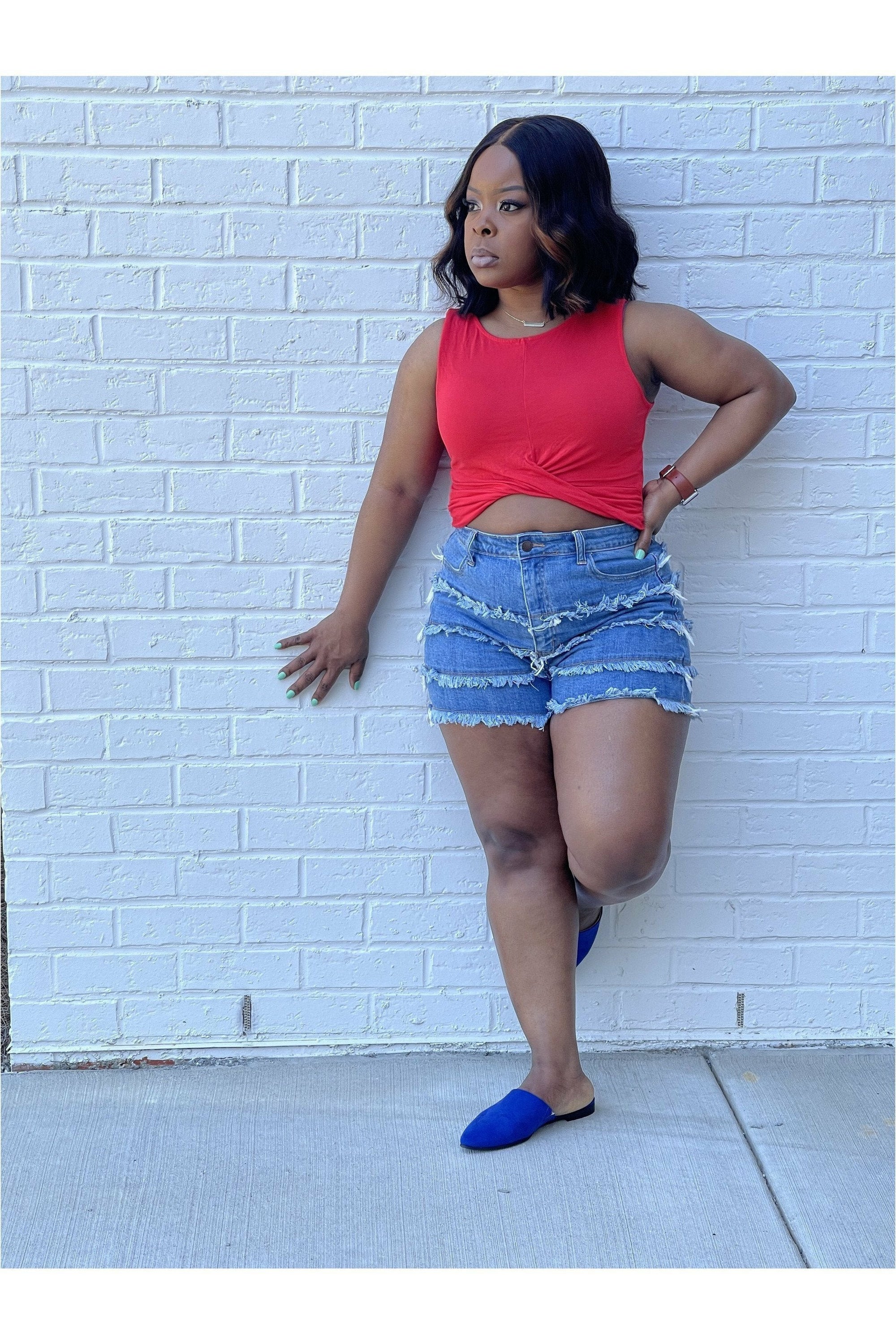 Plus size sales booty shorts jeans