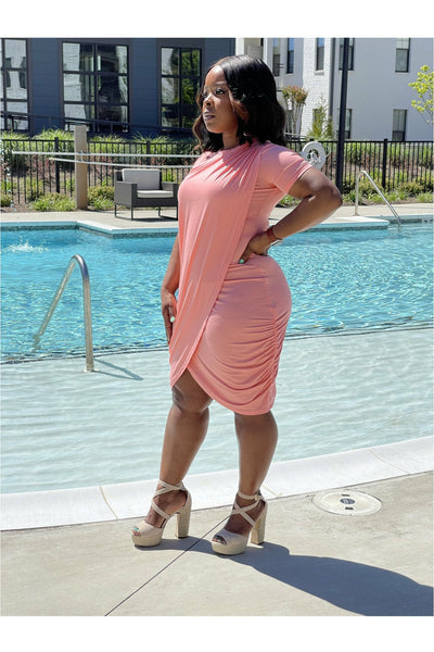 Show Off Crossover Dress - Nore's Fashion