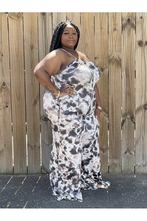 Fatigue Me Plus Size Jumpsuit - Nore's Fashion