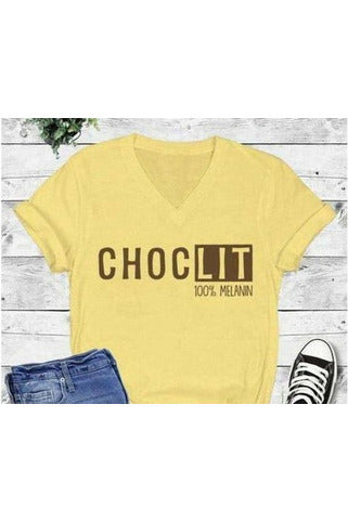CHOCLIT 100% Plus size t-shirts - Nore's Fashion