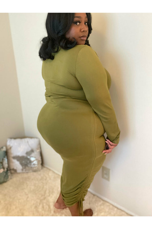 Ruched Me Up Plus Size Skirt Set