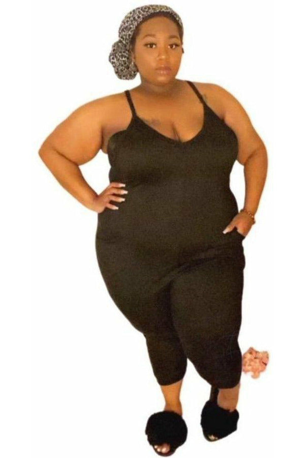 Chill with Lashea plus size  jumpsuit - Nore's Fashion