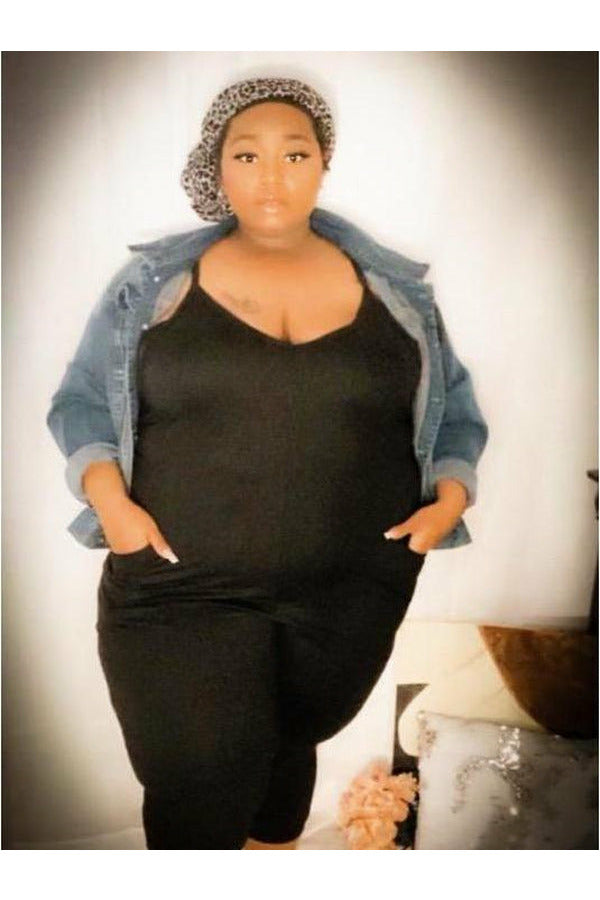Chill with Lashea plus size  jumpsuit - Nore's Fashion