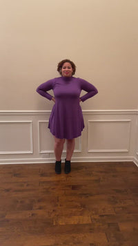 Hype Like Chearl Mock Neck Dress