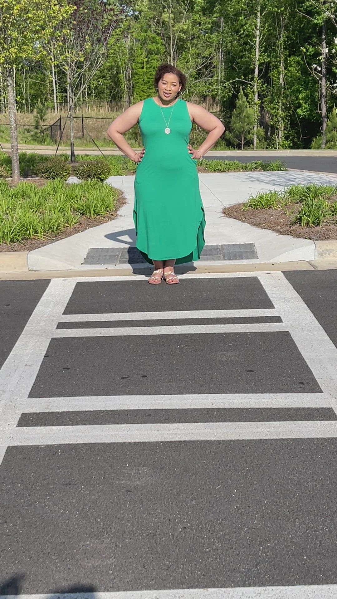 Mary Scott Side Slit Dress