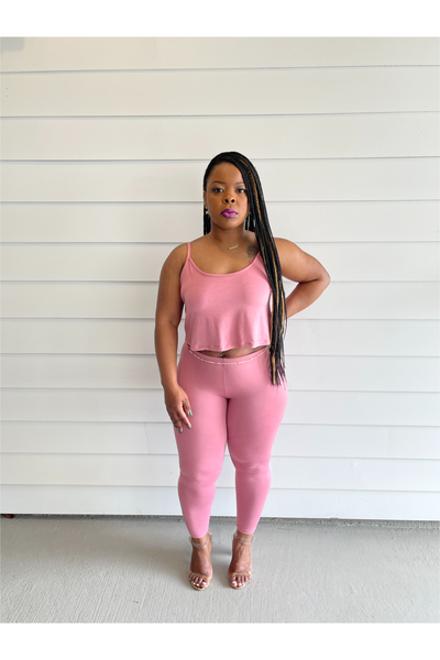 Nini 2pc cami top and legging set - Nore's Fashion