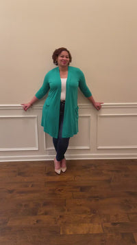 Samantha 3/4 Sleeve Cardigans