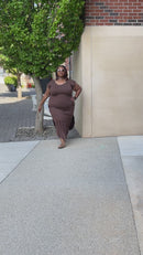 Hershey’s Kisses Plus Size Vneck Maxi Dress