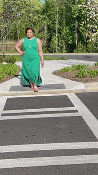 Mary Scott Side Slit Dress