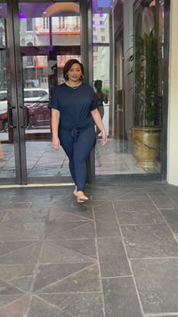 2 pc Plus size microfiber loungewear