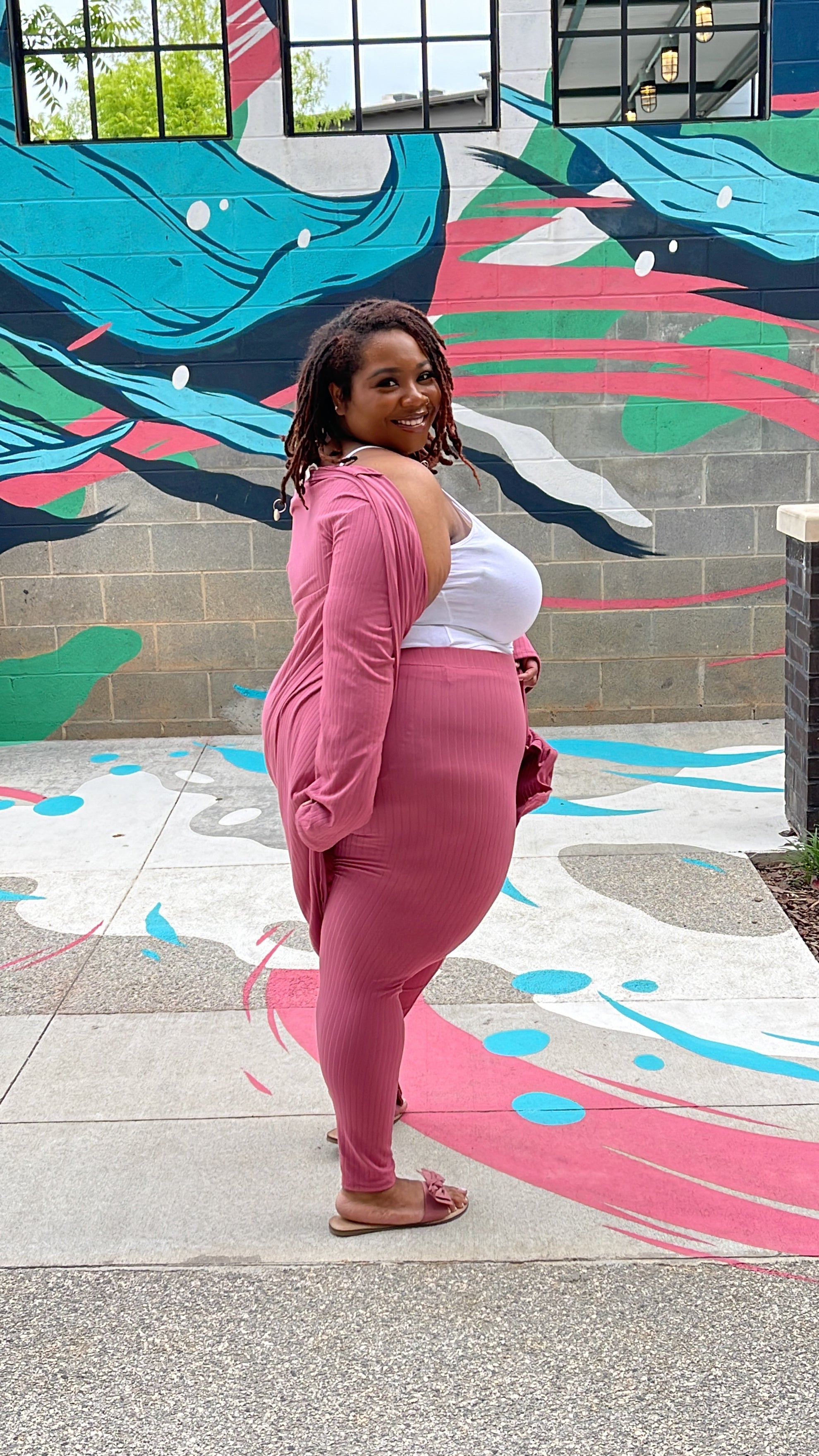 1X / Polyester / Rose pink