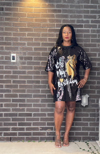 Birthday Queen Sequin Dress
