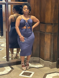 Toya’s Fitted Midi Dress