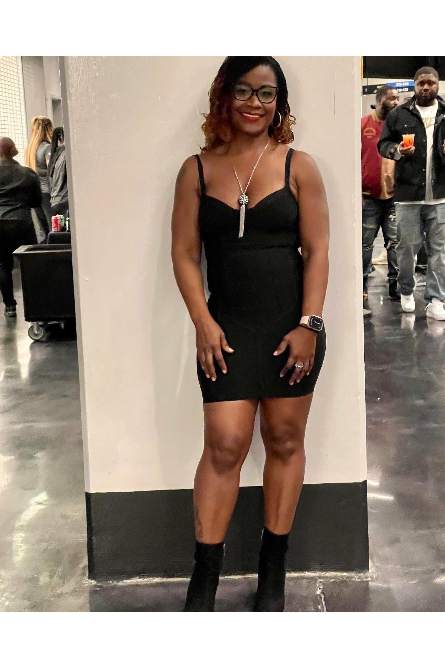 Tan's Fitted Sexy Dress