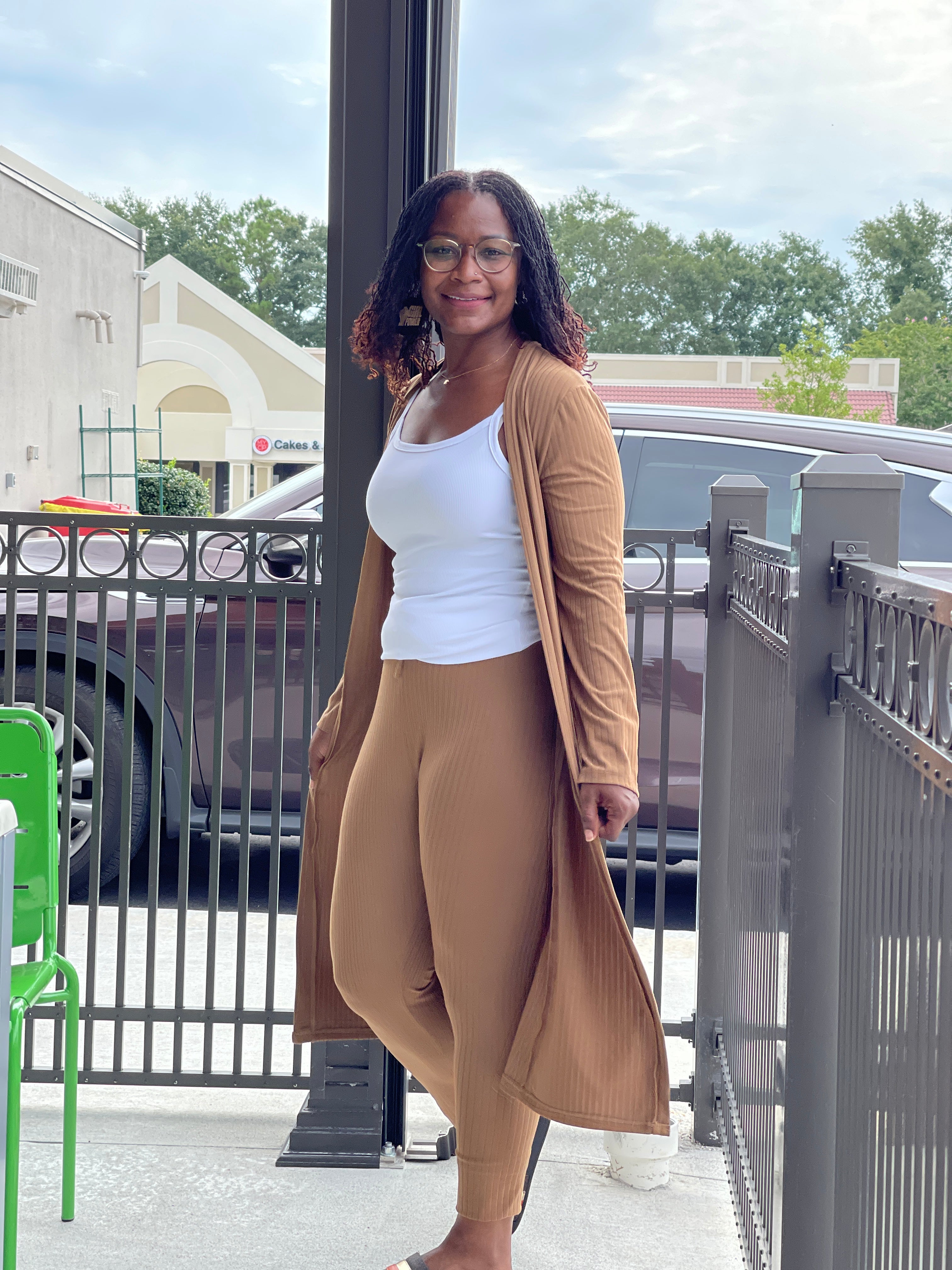 Michelle's 2pc Cardigan Set