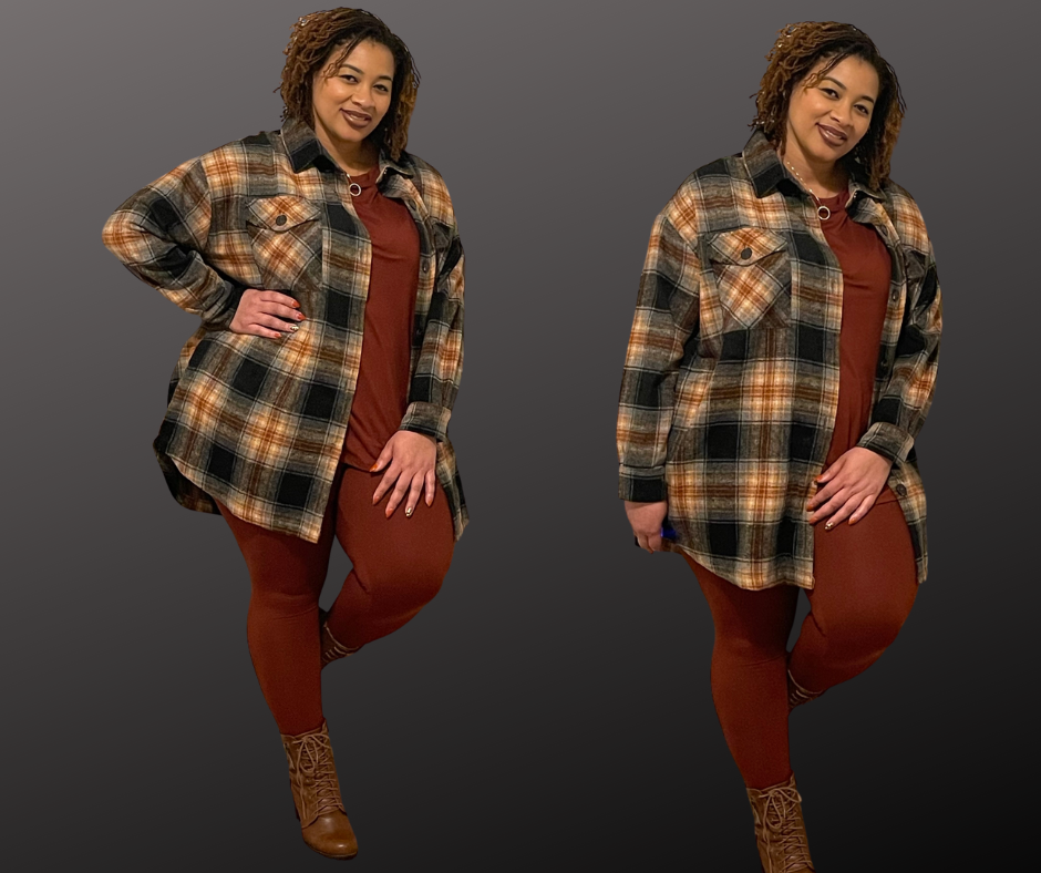 Plus Size Shacket