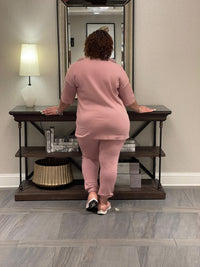Pink 2pc Jogger Set