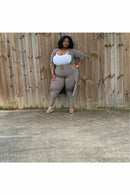 Michelle's 2pc Plus Size Cardigan Set