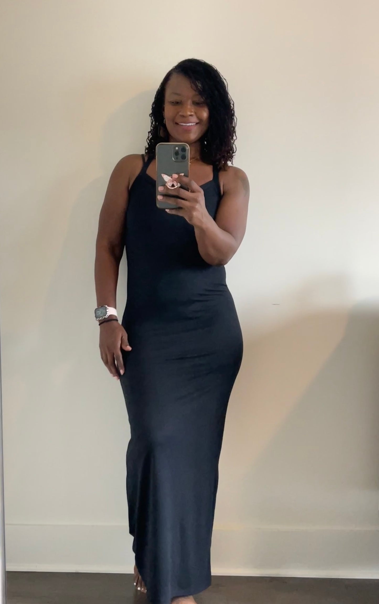 Foolin' Around Racerback Maxi Dress
