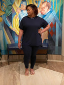 2 pc Plus size microfiber loungewear