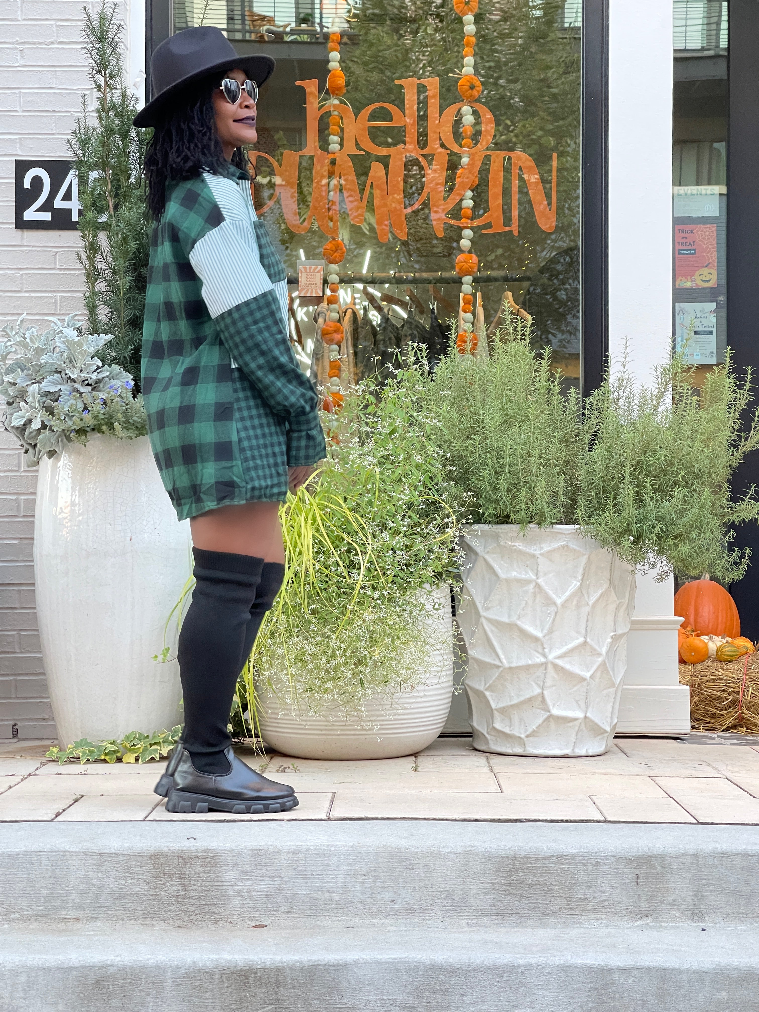 Plaid Me Shirt Dress