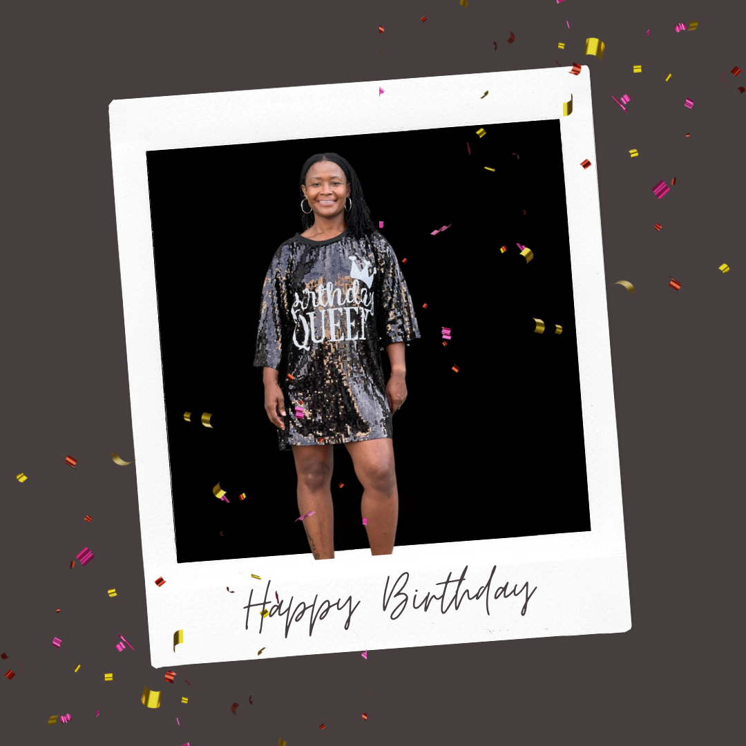 Birthday Queen Sequin Dress
