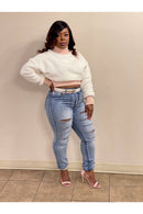 Drea G Teddy Fleece Sweater