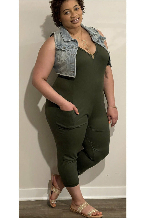 Chill with Lashea plus size  jumpsuit - Nore's Fashion