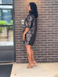 Birthday Queen Sequin Dress